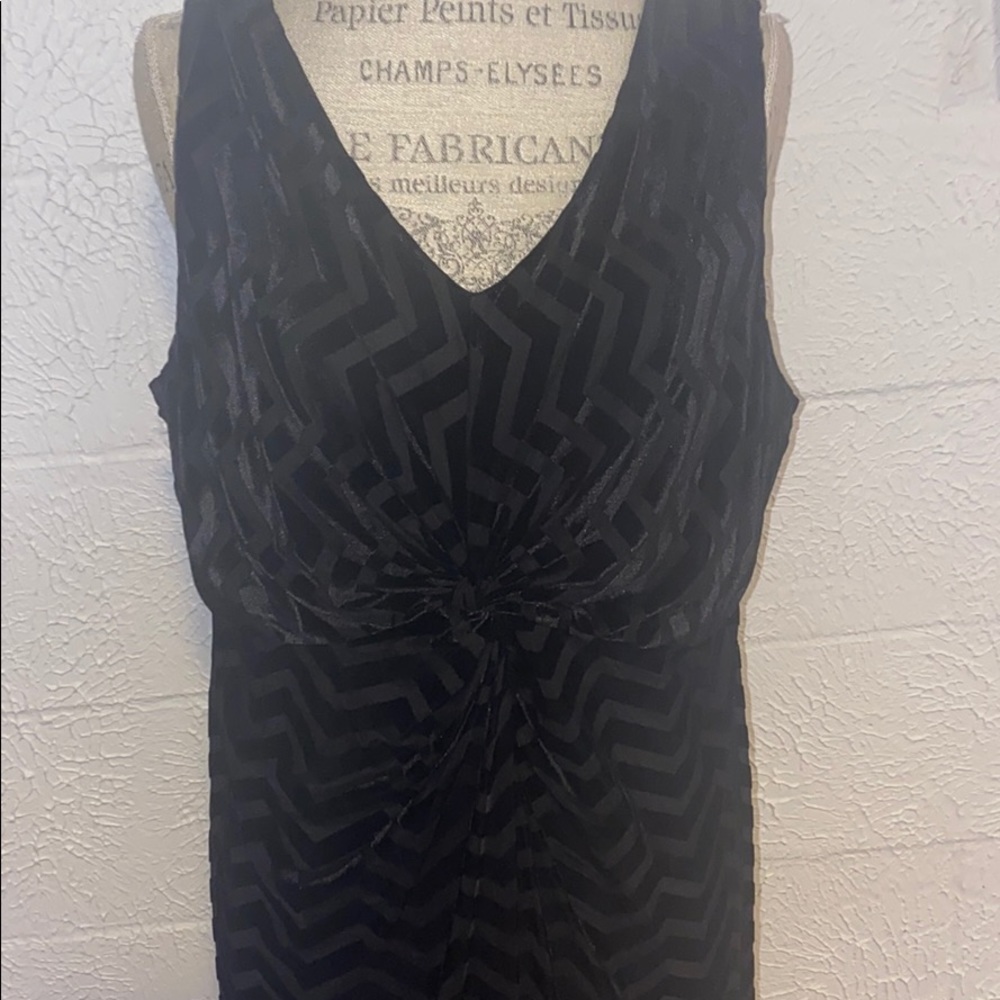 Lane Bryant Velvet chevron cocktail dress